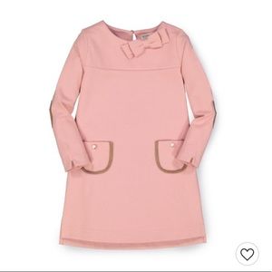 Hope & Henry Quilted Ponte Riding Dress, Pink